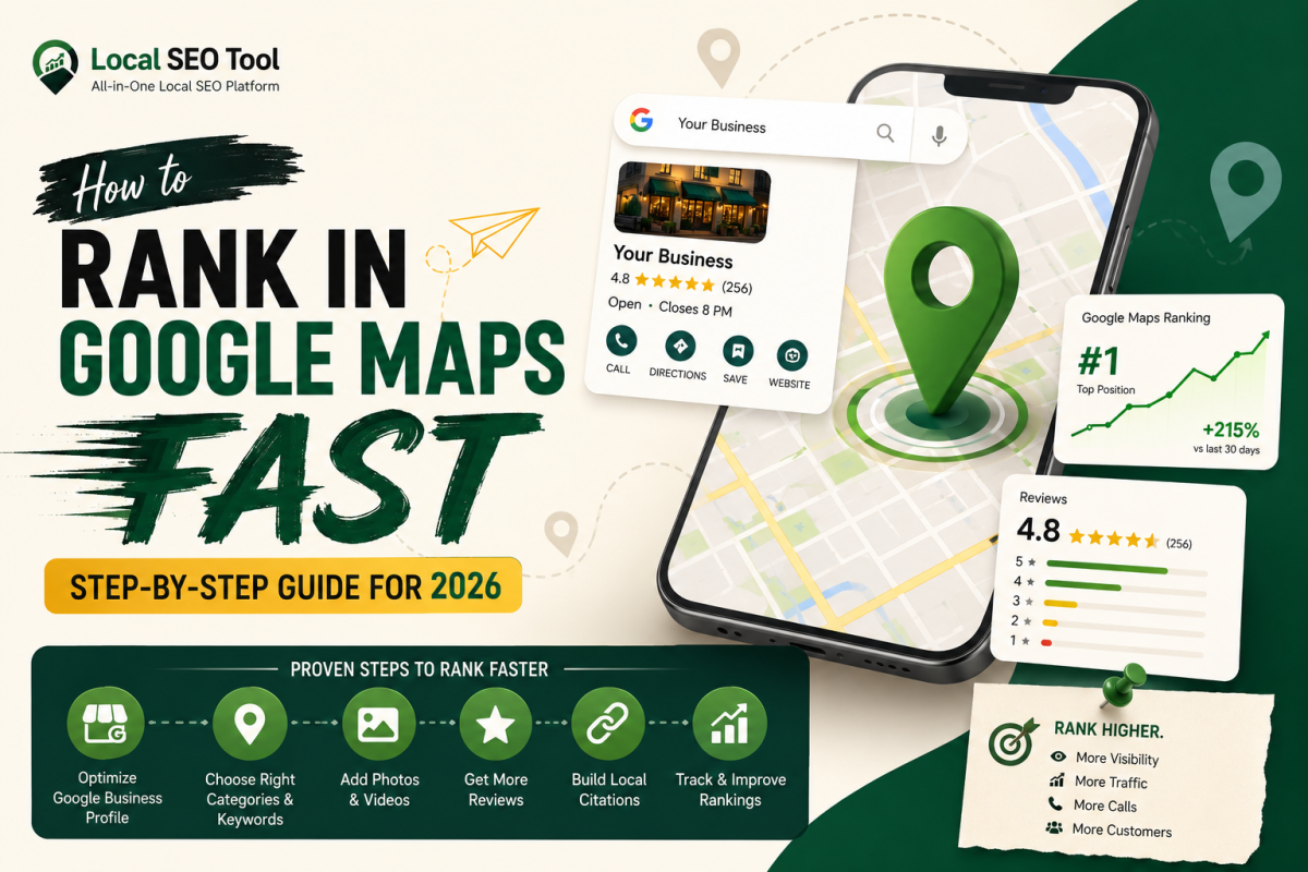 How to Rank in Google Maps Fast (Step-by-Step Guide for 2026)