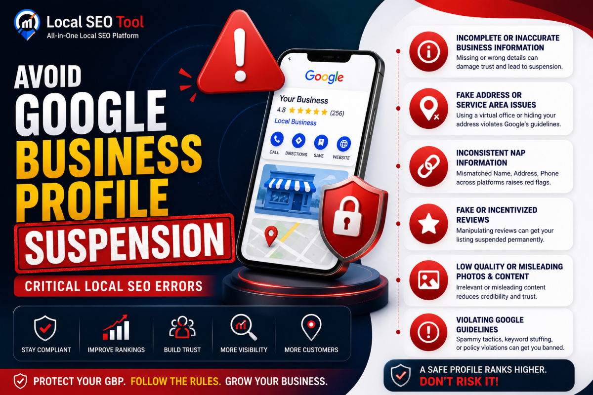 Avoid Google Business Profile Suspension: Critical Local SEO Errors